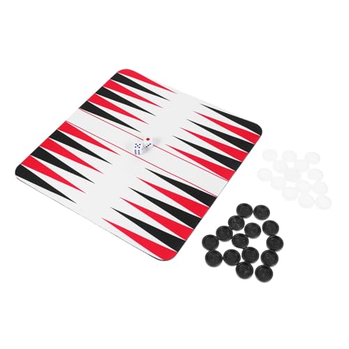 ERINGOGO 1 Satz Satz Backgammon Road Trip Brettspiel Brettspiele Im Freien Flugzeug Tragbares Spiel Camping -brettspiel Reisespiel Tragbares Brettspiel Roadtrip-Spiel Abs von ERINGOGO
