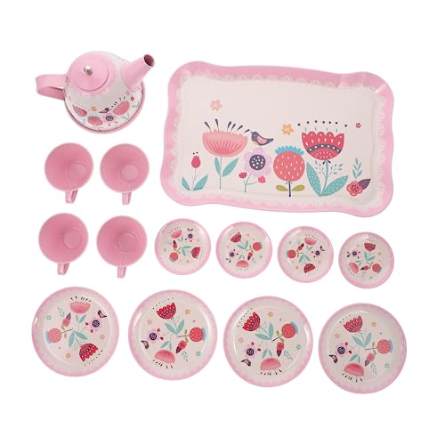 ERINGOGO 1 Satz Satz Nachmittagstee Kitchen Set for küchenspielzeug für Kitchen Toys for kinderspielzeug Mädchen Nachmittagstee Spielset Weißblech Rosa ERINGOGO 1 Satz Satz Nachmittagstee Kitchen Set for küchenspielzeug für Kitchen Toys for kinderspielzeug Mädchen Nachmittagstee Spielset Weißblech Rosa von ERINGOGO