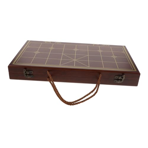 ERINGOGO Holz Chinesisches Schachspiel Dual-use-schachbox Holzstücke Brett Für Reisen Und von ERINGOGO