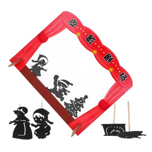 ERINGOGO 1 Satz Schattenpuppenspiel Werkzeuge Für Kleinkinder Stellen Sie Sich Vor, Zu Schattenpuppen-Set Puppenbauset PVC von ERINGOGO