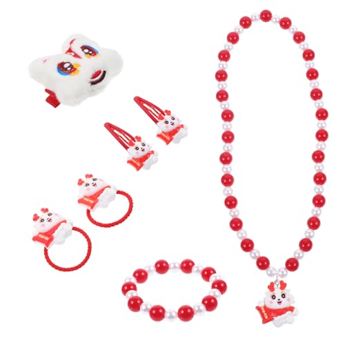 ERINGOGO 1 Satz Schmuckset Für Dekorativer Kinderschmuck Halskette Für Mädchen Kinderschmuck Für Mädchen Kind Schmuck Babyschmuck Schmuck Für Kleine Mädchen Rot Harz ERINGOGO 1 Satz Schmuckset Für Dekorativer Kinderschmuck Halskette Für Mädchen Kinderschmuck Für Mädchen Kind Schmuck Babyschmuck Schmuck Für Kleine Mädchen Rot Harz von ERINGOGO