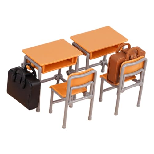 ERINGOGO 1satz Miniatur Schulmöbel Für Schreibtische Stühle Schulranzen Detaillierte Dekoration Für Kinderzimmer Und Sammler ERINGOGO 1satz Miniatur Schulmöbel Für Schreibtische Stühle Schulranzen Detaillierte Dekoration Für Kinderzimmer Und Sammler von ERINGOGO