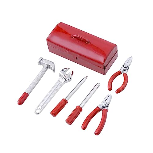ERINGOGO 1 Satz Simulations-Toolbox Cute Decor mini Tool Funny Decor Miniature Decoration Micro Landscape Decor verschleißfeste Miniaturwerkzeuge legiertes Miniaturmaterial Legierung rot ERINGOGO 1 Satz Simulations-Toolbox Cute Decor mini Tool Funny Decor Miniature Decoration Micro Landscape Decor verschleißfeste Miniaturwerkzeuge legiertes Miniaturmaterial Legierung rot von ERINGOGO