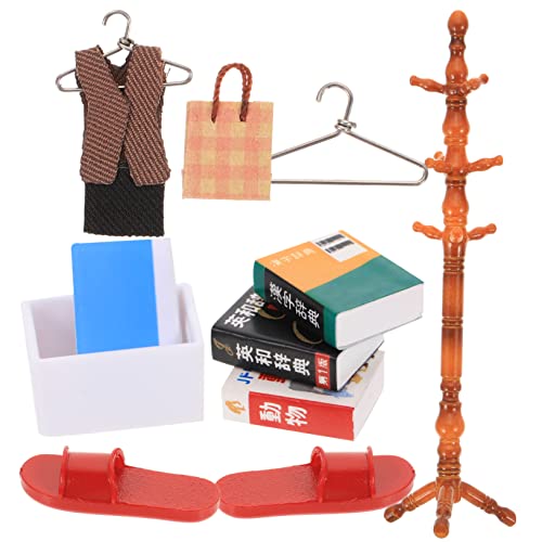 ERINGOGO 1satz Kleiderbügel Für Puppen Aus Stabilem Für Puppenoutfits Für Puppenhäuser Und Dekoration ERINGOGO 1satz Kleiderbügel Für Puppen Aus Stabilem Für Puppenoutfits Für Puppenhäuser Und Dekoration von ERINGOGO