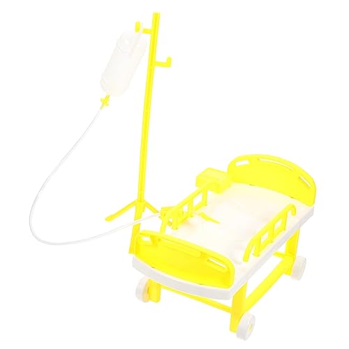 ERINGOGO 1 Satz Simuliertes Medizinisches Bett Babyflaschen Arztspielzeug Miniaturbett Geduldig Bettwäsche Bettzubehör Babyparty-Spiele Schlag Puppenbett Spielzeugbett Plastik ERINGOGO 1 Satz Simuliertes Medizinisches Bett Babyflaschen Arztspielzeug Miniaturbett Geduldig Bettwäsche Bettzubehör Babyparty-Spiele Schlag Puppenbett Spielzeugbett Plastik von ERINGOGO