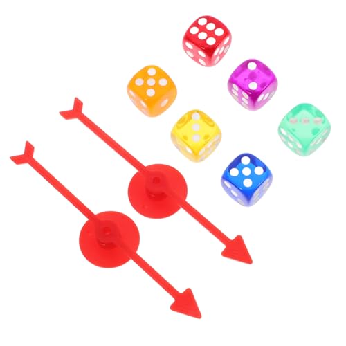 ERINGOGO 1 Satz Spielradzeiger für Party Ludo-Spiel unterhaltungsspiele Brettspiel Zubehör Stücke Zubehör Mehrzweck-Zubehör rotierende Pfeile Spielzeiger Pfeile Zubehör Abs von ERINGOGO