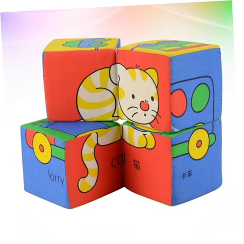 ERINGOGO 1 Satz Tier Puzzle Bausteinen Pädagogisches für Kleinkinder zur Frühen Lernförderung Farbenfrohe Jigsaw Blöcke für Kreative Aktivitäten und Sensorisches von ERINGOGO