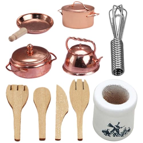 ERINGOGO 1 Satz Topf für Puppenhaus Teiliges Küchenzubehör aus Robustem Material für Kreative Küchenaccessoires für Mini Häuser und DIY Projekte ERINGOGO 1 Satz Topf für Puppenhaus Teiliges Küchenzubehör aus Robustem Material für Kreative Küchenaccessoires für Mini Häuser und DIY Projekte von ERINGOGO