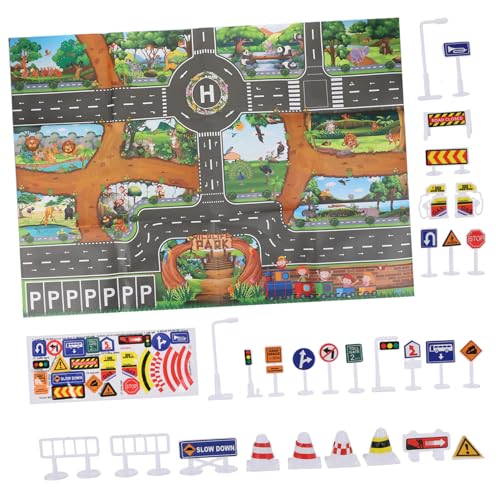 ERINGOGO 1 Set Verkehrsspielzeug Für Jungen Und Mädchen Verkehrszeichen-Spielzeug Lernspielpad Für Kinder Interaktives Kognitives Spielzeug Spielmatte Für Jungen Und Mädchen ERINGOGO 1 Set Verkehrsspielzeug Für Jungen Und Mädchen Verkehrszeichen-Spielzeug Lernspielpad Für Kinder Interaktives Kognitives Spielzeug Spielmatte Für Jungen Und Mädchen von ERINGOGO