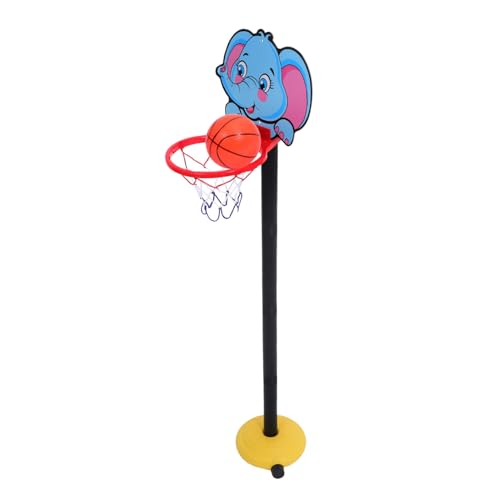 ERINGOGO 1 Satz Verstellbarer Basketballkorb für Indoor Outdoor mit Tierdesign für Jungen und Fördert Motorik und Hand Augen Koordination Platzsparend für Zuhause von ERINGOGO