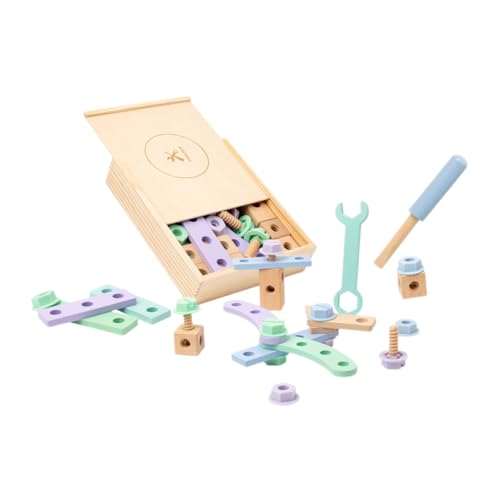ERINGOGO 1 Satz Werkzeugkasten für Montage werkzeugkoffer Bausätze für Kleinkind -Werkzeugkit zum Bauen für Kleinkinder Montessori Tools Kit Kinderspielzeug hölzern ERINGOGO 1 Satz Werkzeugkasten für Montage werkzeugkoffer Bausätze für Kleinkind -Werkzeugkit zum Bauen für Kleinkinder Montessori Tools Kit Kinderspielzeug hölzern von ERINGOGO