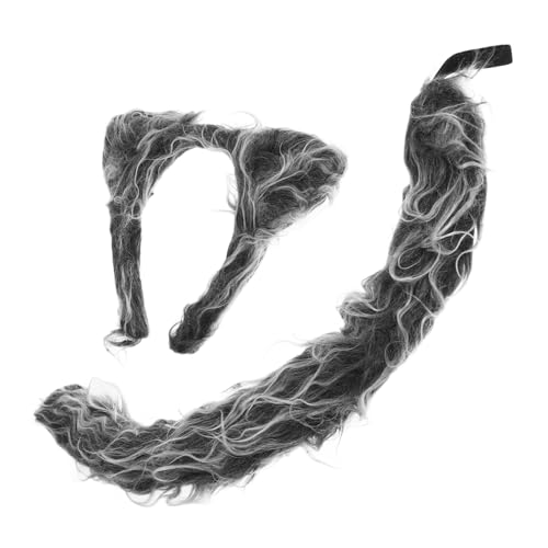 ERINGOGO 1 Satz Werwolf-kostümset Fälschung Grau Kostüme Festivalmaske Leistungskostümzubehör Cosplay -kostüm Wolf-cosplay-kostüm Dekoratives Tierkostüm Party-cosplay-kostüm Grey ERINGOGO 1 Satz Werwolf-kostümset Fälschung Grau Kostüme Festivalmaske Leistungskostümzubehör Cosplay -kostüm Wolf-cosplay-kostüm Dekoratives Tierkostüm Party-cosplay-kostüm Grey von ERINGOGO