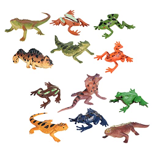 ERINGOGO 1 Satz Wildtiermodell tierstatuen Dschungeltierfiguren Waldtierfiguren kleine Tierfiguren Tiere Tiere Figur Miniatur-Tierfiguren Miniaturtiere Plastik von ERINGOGO