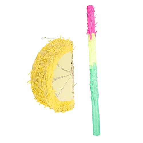 ERINGOGO 1 Satz Zitronen-Piñata funnytoys funny toys spiele für junggesellinnenabschied fun toy Geburtstag Sommer Party Gefälligkeiten mexikanische Piñata Aluminiumfolie Yellow von ERINGOGO