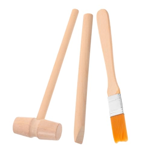 ERINGOGO 1 Satz archäologische Werkzeuge für Grabset Hammer Forscher Holzmeißel Outdoor Graben edelstein Grabwerkzeuge, hölzern Beige ERINGOGO 1 Satz archäologische Werkzeuge für Grabset Hammer Forscher Holzmeißel Outdoor Graben edelstein Grabwerkzeuge, hölzern Beige von ERINGOGO
