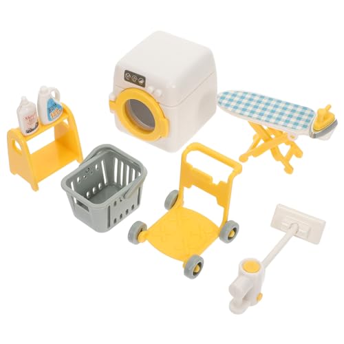 ERINGOGO Waschmaschine Klein 1 Satz Exquisites Waschmaschinenspielzeug Figuren Miniaturmöbel Puppenkleidung Puppenhaus Waschmaschine Hausspielzeug Modell Einer Puppenwaschmaschine Abs ERINGOGO Waschmaschine Klein 1 Satz Exquisites Waschmaschinenspielzeug Figuren Miniaturmöbel Puppenkleidung Puppenhaus Waschmaschine Hausspielzeug Modell Einer Puppenwaschmaschine Abs von ERINGOGO