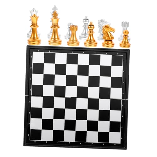 ERINGOGO 1 Satz magnetisches Schach Spiel Brett klein Internationale Dame Klappschachbrett Indoor Reiseschach magnetische Dame Plastik ERINGOGO 1 Satz magnetisches Schach Spiel Brett klein Internationale Dame Klappschachbrett Indoor Reiseschach magnetische Dame Plastik von ERINGOGO