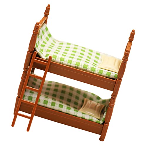 ERINGOGO 1 Satz puppenhaus doppelbett Miniatur-Etagenbettmodell Kinderspielzeug kinderzimmer zubehör puppenbett etagenbett cots Puppenhausmöbel Requisiten Mini-Kleiderschrank-Modell Plastik ERINGOGO 1 Satz puppenhaus doppelbett Miniatur-Etagenbettmodell Kinderspielzeug kinderzimmer zubehör puppenbett etagenbett cots Puppenhausmöbel Requisiten Mini-Kleiderschrank-Modell Plastik von ERINGOGO