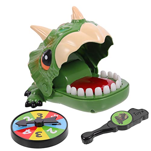 ERINGOGO 1 Satz zum Fingerbeißen Zähne Spiel Kinderspielzeug Fingerbeißendes Dinosaurierspielzeug Streich Hey lustige beißendes Fingerspielzeug Plastik Grün von ERINGOGO