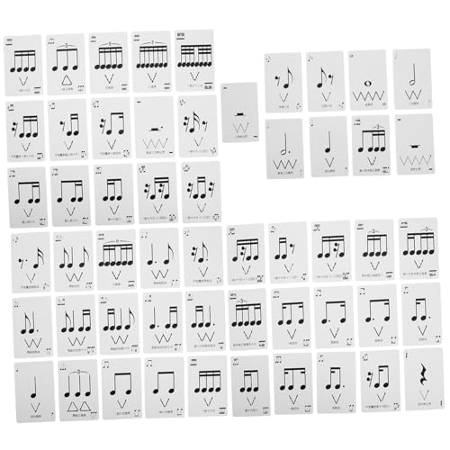 ERINGOGO 1 Schachtel Rhythmus Lernkarten Musiktheorie Übungskarten für Anfänger Musikstudenten Robust Tragbar Kompakt für Musikunterricht und Mobiles Training ERINGOGO 1 Schachtel Rhythmus Lernkarten Musiktheorie Übungskarten für Anfänger Musikstudenten Robust Tragbar Kompakt für Musikunterricht und Mobiles Training von ERINGOGO