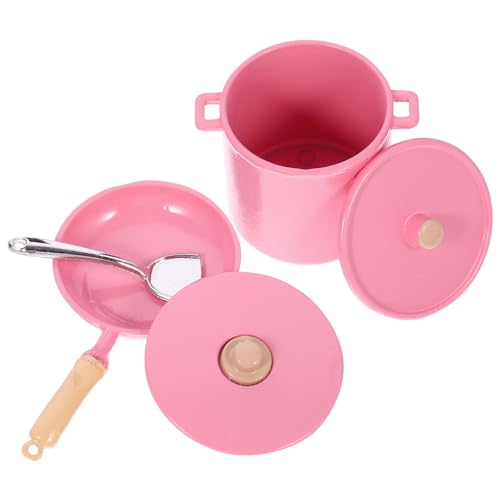 ERINGOGO Set Mit Miniatur-topfpfanne Für Puppenhaus Mini-küchenspielzeug Rollenspiel-küchenspielzeug Für Mädchen Pädagogische Küchensets von ERINGOGO