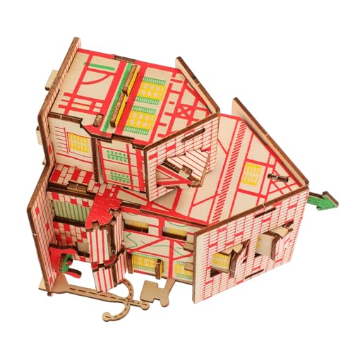 ERINGOGO 1 Set 3D Architektur Modell Haus Erwachsene Puzzle Gebäude Kit Modell Kit Modell Gebäude Holz ERINGOGO 1 Set 3D Architektur Modell Haus Erwachsene Puzzle Gebäude Kit Modell Kit Modell Gebäude Holz von ERINGOGO