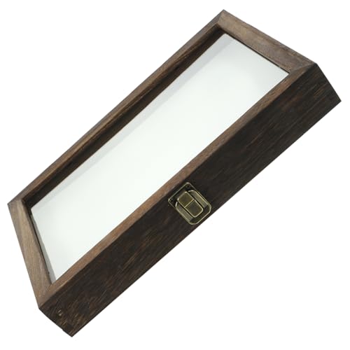 ERINGOGO 1 Set Box Insektenprobenbox Insekten Rohrboxen Käferanzeige Innen Schmetterlingsprobenetui Entomologie Winziger Probenbehälter Probeninsektenvitrine Holz von ERINGOGO