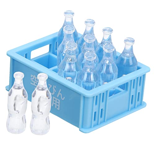 ERINGOGO 1 Set Box Mini Soda Tiny Houses Kleines Kleines Puppenhauszubehör Minispielzeug Puppenhaus Miniaturzubehör Miniatur Puppenhauszubehör Himmelblauer Kunststoff von ERINGOGO