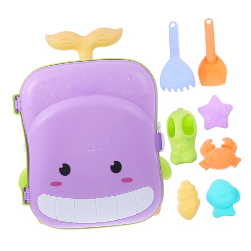 ERINGOGO 1 Set-Box Trolley- Sandspiel Strandspielzeug für Seespielzeug Sandstrand Plastik Violett von ERINGOGO