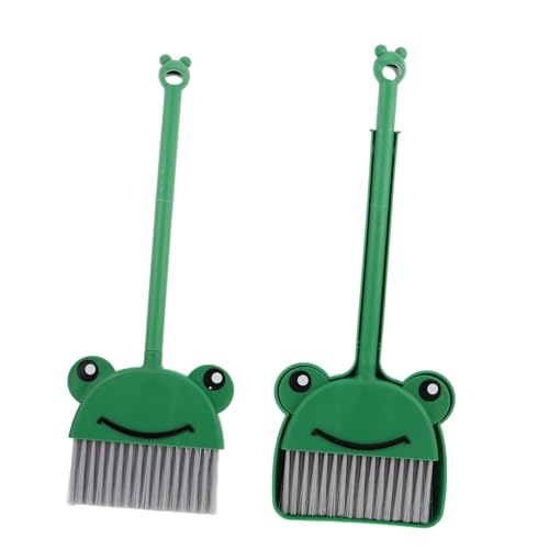ERINGOGO 1 Set Broom Dustpan Plastik -haushaltsputzwerkzeuge Kleines Reinigungswerkzeug Für Kleinkind -Cartoon -reinigungsbesen Und Staubpan von ERINGOGO