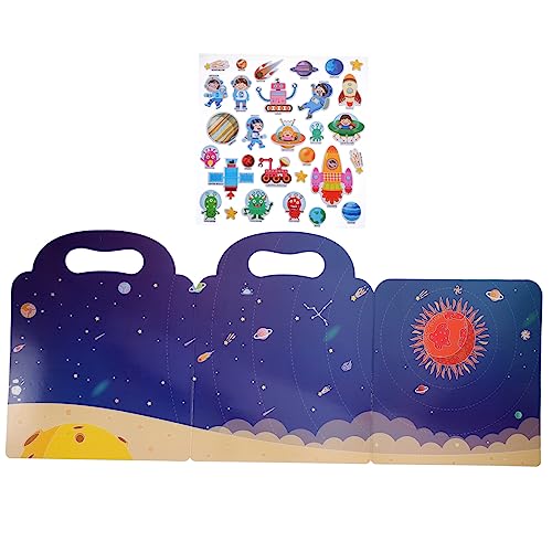 ERINGOGO 1 Set Bubble Stickerbuch Aufkleber Für Kleinkinder Kleinkind Aufkleber Kinderaufkleber Wiederverwendbare Stickerbücher Stickerbuch Für Kleinkinder DIY Stickerbücher von ERINGOGO