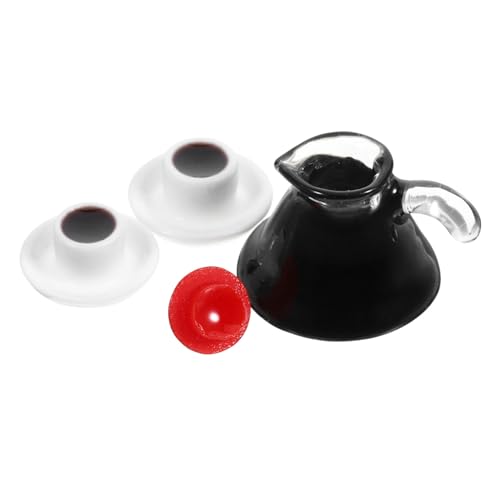 ERINGOGO 1 Set Doll House Mini Kaffeekanne Simulation Kaffeekessel Model Mini House Küche Kaffeekanne Mit Kaffeetasse ERINGOGO 1 Set Doll House Mini Kaffeekanne Simulation Kaffeekessel Model Mini House Küche Kaffeekanne Mit Kaffeetasse von ERINGOGO