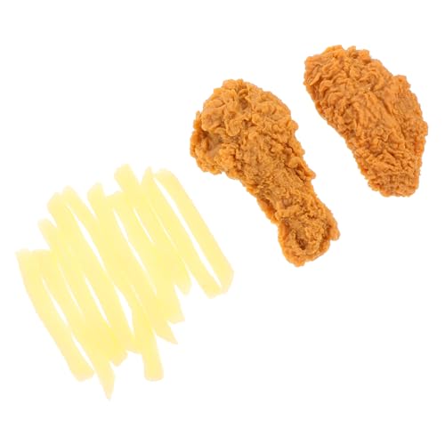 ERINGOGO 1satz PVC Simulation Lebensmittel Modell Künstliche Hähnchenflügel Hähnchenkeulen Und Pommes Frites Für Fotorequisiten Küchen-Dekoration Spielzeug ERINGOGO 1satz PVC Simulation Lebensmittel Modell Künstliche Hähnchenflügel Hähnchenkeulen Und Pommes Frites Für Fotorequisiten Küchen-Dekoration Spielzeug von ERINGOGO