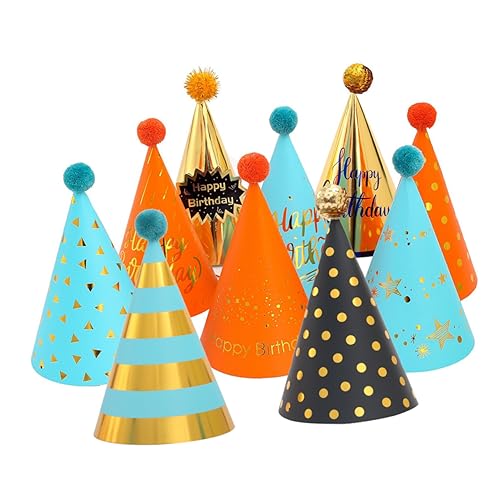 ERINGOGO 1 Set Geburtstagshut Partyhüte Für Partyhut Für Geburtstage Hüte Für Glitzerhut Geburtstagskappe Hut Für Kindergeburtstagsbedarf Schwarz ERINGOGO 1 Set Geburtstagshut Partyhüte Für Partyhut Für Geburtstage Hüte Für Glitzerhut Geburtstagskappe Hut Für Kindergeburtstagsbedarf Schwarz von ERINGOGO