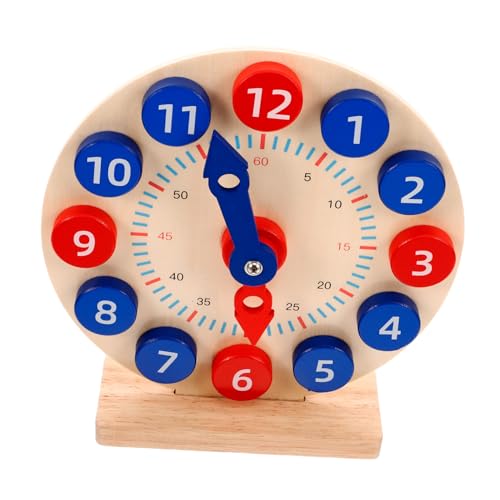 ERINGOGO 1 Set Kids Wood Clock Spielzeug Kinder Kinder? von ERINGOGO