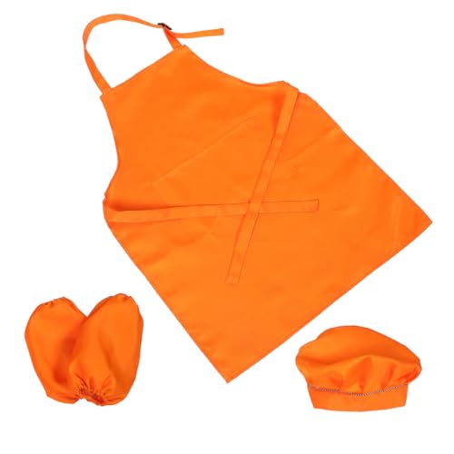 ERINGOGO 1 Set Kinderschürze Kinderschürzen Mützen Kleinkinderschürze Kochschürze Für Kinderküchenbedarf Kochbedarf Kochbekleidung Schürze Zum Malen Orange Polyester ERINGOGO 1 Set Kinderschürze Kinderschürzen Mützen Kleinkinderschürze Kochschürze Für Kinderküchenbedarf Kochbedarf Kochbekleidung Schürze Zum Malen Orange Polyester von ERINGOGO