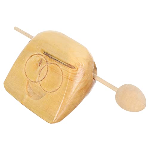 ERINGOGO 1 Set Kleines Hölzernes Fischinstrument Musikspielzeug Musikinstrument Für Musikinstrument Für Schlaginstrument Für Holzblockinstrument Schlagzeug Kinderspielzeug von ERINGOGO