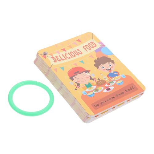 ERINGOGO 1 Set Kleinkind-frühlernkarten, Lebensmittel-lernkarten, Kognitive Karten, Kinderspielzeug ERINGOGO 1 Set Kleinkind-frühlernkarten, Lebensmittel-lernkarten, Kognitive Karten, Kinderspielzeug von ERINGOGO