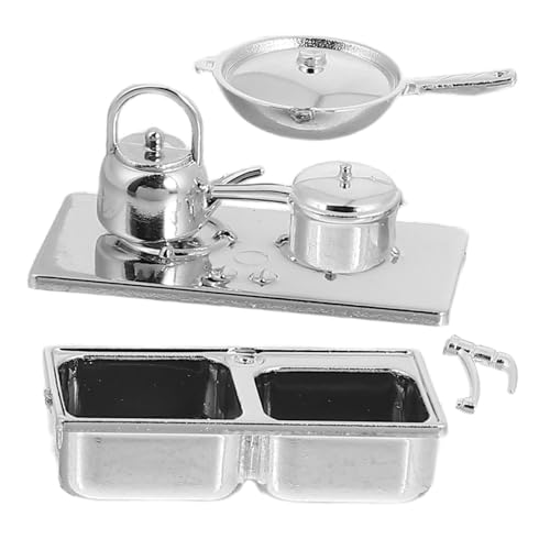 ERINGOGO Niedliche Mini- -küchendekoration Miniatur-küchen-Requisiten-Set Realistische Rustikale Tischdekoration ERINGOGO Niedliche Mini- -küchendekoration Miniatur-küchen-Requisiten-Set Realistische Rustikale Tischdekoration von ERINGOGO