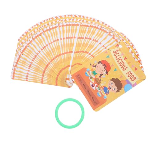 ERINGOGO 1 Set Lebensmittel Aufklärungskarten Spielspielzeug Für Babys Kleinkinder Lernkarten Lebensmittel Lernkarten Für Interessante Lebensmittelkarten Sensorische Karten ERINGOGO 1 Set Lebensmittel Aufklärungskarten Spielspielzeug Für Babys Kleinkinder Lernkarten Lebensmittel Lernkarten Für Interessante Lebensmittelkarten Sensorische Karten von ERINGOGO