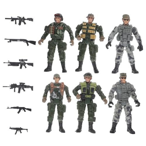 ERINGOGO 1 Set Militärsoldatenmodell Figuren miniaturen Figuren Soldaten sammlerstücke simulierte Streichrequisiten kleine Modelle Sandtischleute Plastik von ERINGOGO