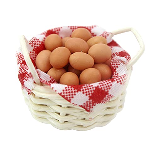 ERINGOGO 1 Set Mini Eierkorb Dekorationen Ornament Miniatur Eier Für Miniatur Eier Modell Dekore Eier Modelle Zum Rollenspiel Mini Haus Szenen Dekore Küche Miniatur Eier Dekore ERINGOGO 1 Set Mini Eierkorb Dekorationen Ornament Miniatur Eier Für Miniatur Eier Modell Dekore Eier Modelle Zum Rollenspiel Mini Haus Szenen Dekore Küche Miniatur Eier Dekore von ERINGOGO