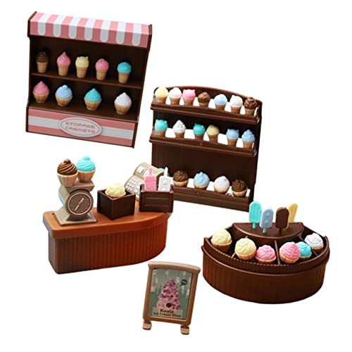 ERINGOGO 1 Set Mini Eisdiele Spielzeugladen Ornament Kleinkind Am Stiel Form Figur Set Display Eisstangen Rollenspiel Eisdiele Puppenhaus Eiscreme Kunststoff ERINGOGO 1 Set Mini Eisdiele Spielzeugladen Ornament Kleinkind Am Stiel Form Figur Set Display Eisstangen Rollenspiel Eisdiele Puppenhaus Eiscreme Kunststoff von ERINGOGO