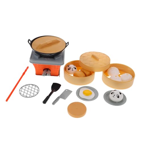 ERINGOGO 1 Set Mini Küche Set Mini Kochgeschirr Modell Küche Lustige Kochen Lustige Küche Kochen Kleine Kochgeschirr Kunststoff von ERINGOGO