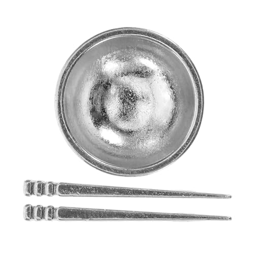 ERINGOGO 1 Set Miniatur Schüssel Und Essstäbchen Modell Mini Dekore Mini Spielzeug Miniatur Lebensmittel Spielen Schmuck Mini Zubehör von ERINGOGO