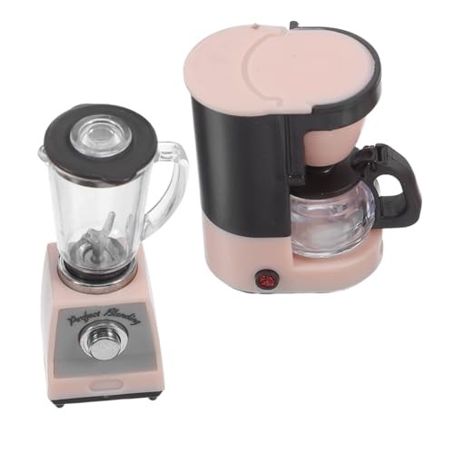 ERINGOGO 1satz Miniatur Küchengeräte Maßstab Puppenhaus Kaffeemaschine Mixer Realistische Küchenaccessoires Für Miniatur-szenen Und Sammlerstücke von ERINGOGO