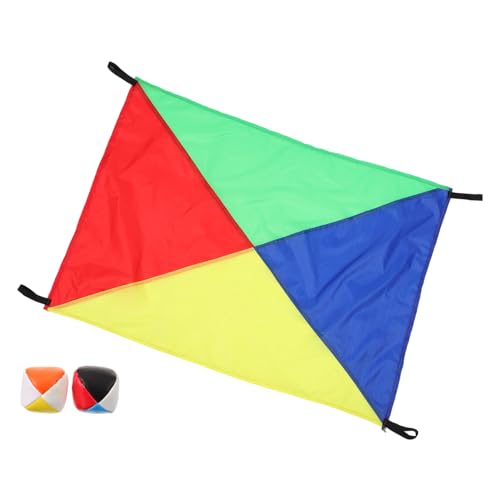 ERINGOGO 1 Set Outdoor Sinnesspielzeug Outdoor Spiele Für Regenbogen Fallschirm Für Outdoor Für Sensorik Trainingsspielzeug Kinderspielzeug Lernspielzeug Bunt von ERINGOGO