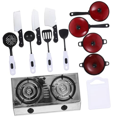 ERINGOGO 1 Set Play House Küche Utensilien Miniatur Koch Miniaturpuppenhauszubehör Tun Cooking Suits Cooking Simulation Micro Red PVC ERINGOGO 1 Set Play House Küche Utensilien Miniatur Koch Miniaturpuppenhauszubehör Tun Cooking Suits Cooking Simulation Micro Red PVC von ERINGOGO