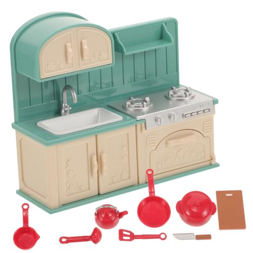 ERINGOGO Komplettes Mini-puppenhaus-küchenset Miniatur-kochutensilien Zutaten Jungen Und Mädchen Rollenspiel-Spielzeug Pädagogische Miniaturküche von ERINGOGO
