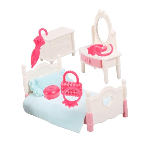 ERINGOGO 1satz Miniatur Puppenhaus Möbel Schlafzimmer Dekoration Aus Sicherem Material Für Kreatives Spiel Für Geburtstage Und Feste Für Puppenhaus-Spielzeug ERINGOGO 1satz Miniatur Puppenhaus Möbel Schlafzimmer Dekoration Aus Sicherem Material Für Kreatives Spiel Für Geburtstage Und Feste Für Puppenhaus-Spielzeug von ERINGOGO